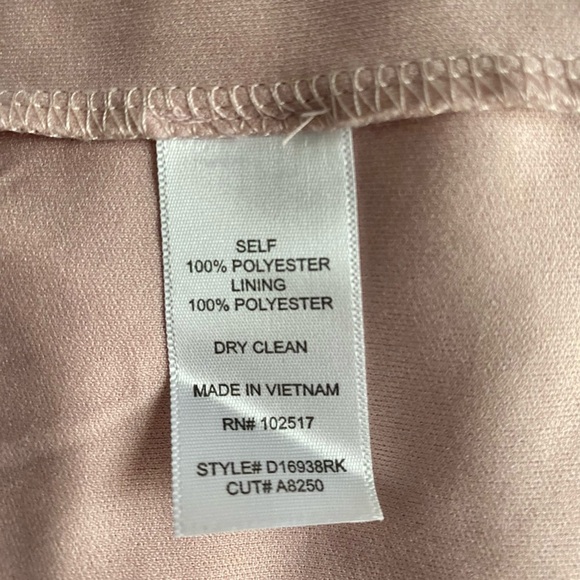 Soprano Women’s Pink Floral Asymmetrical Ruffle Trim Wrap Flowy Fairy Dress Sz L - Picture 8 of 8